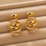 Twisted Elegance Earrings - Image 3
