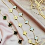 Van Cleef five clover-shaped bracelet