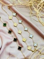 Van Cleef five clover-shaped bracelet