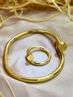 Nail Bangle & Ring Set