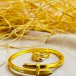 Crystal Nail Bangle & Ring Set