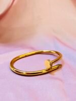Crystal-Embellished Nail Bangle