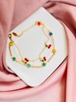 Cherry Bloom Anklet