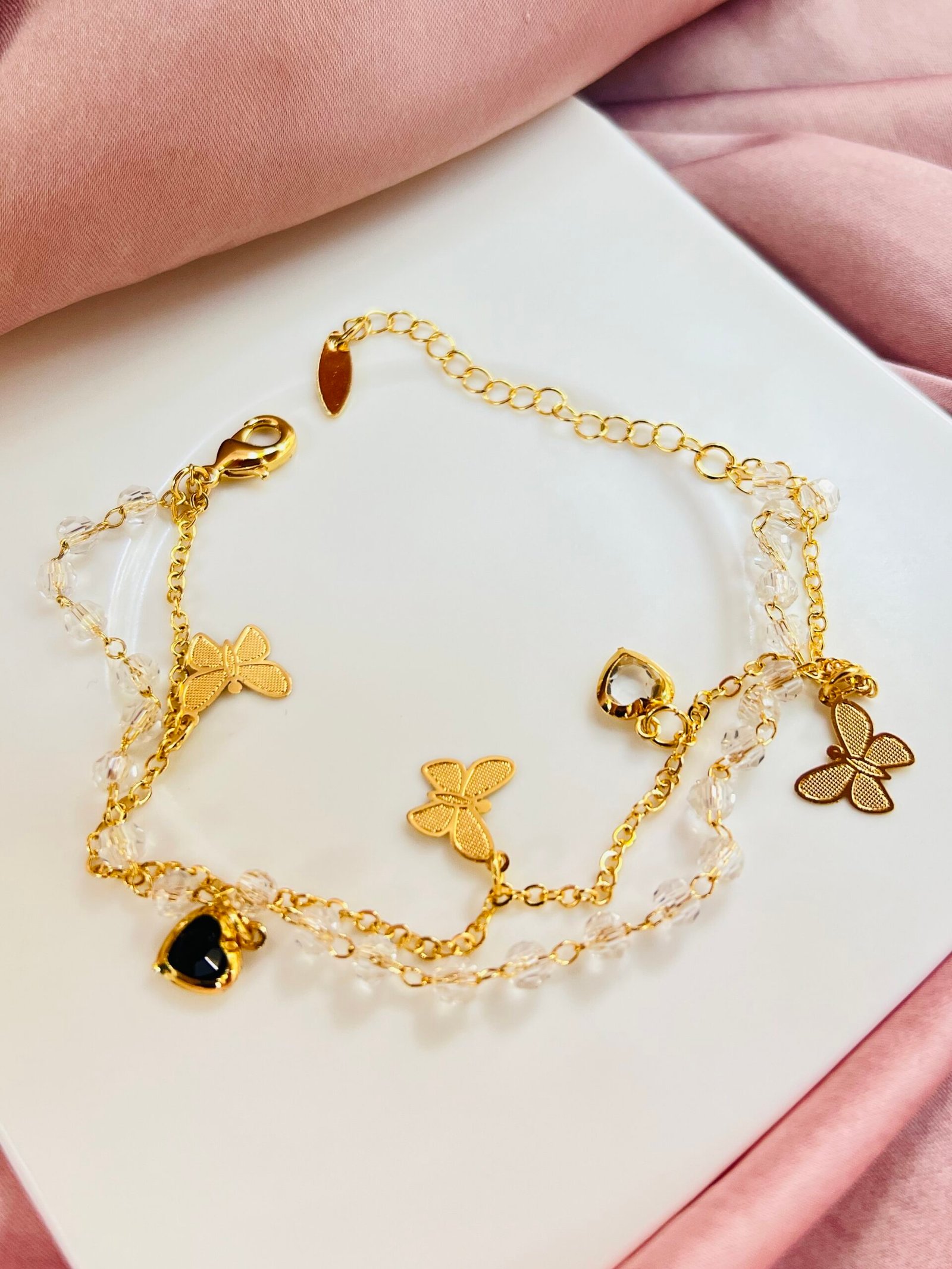 IMG_7196 Crystal Flutter Anklet - Image 1