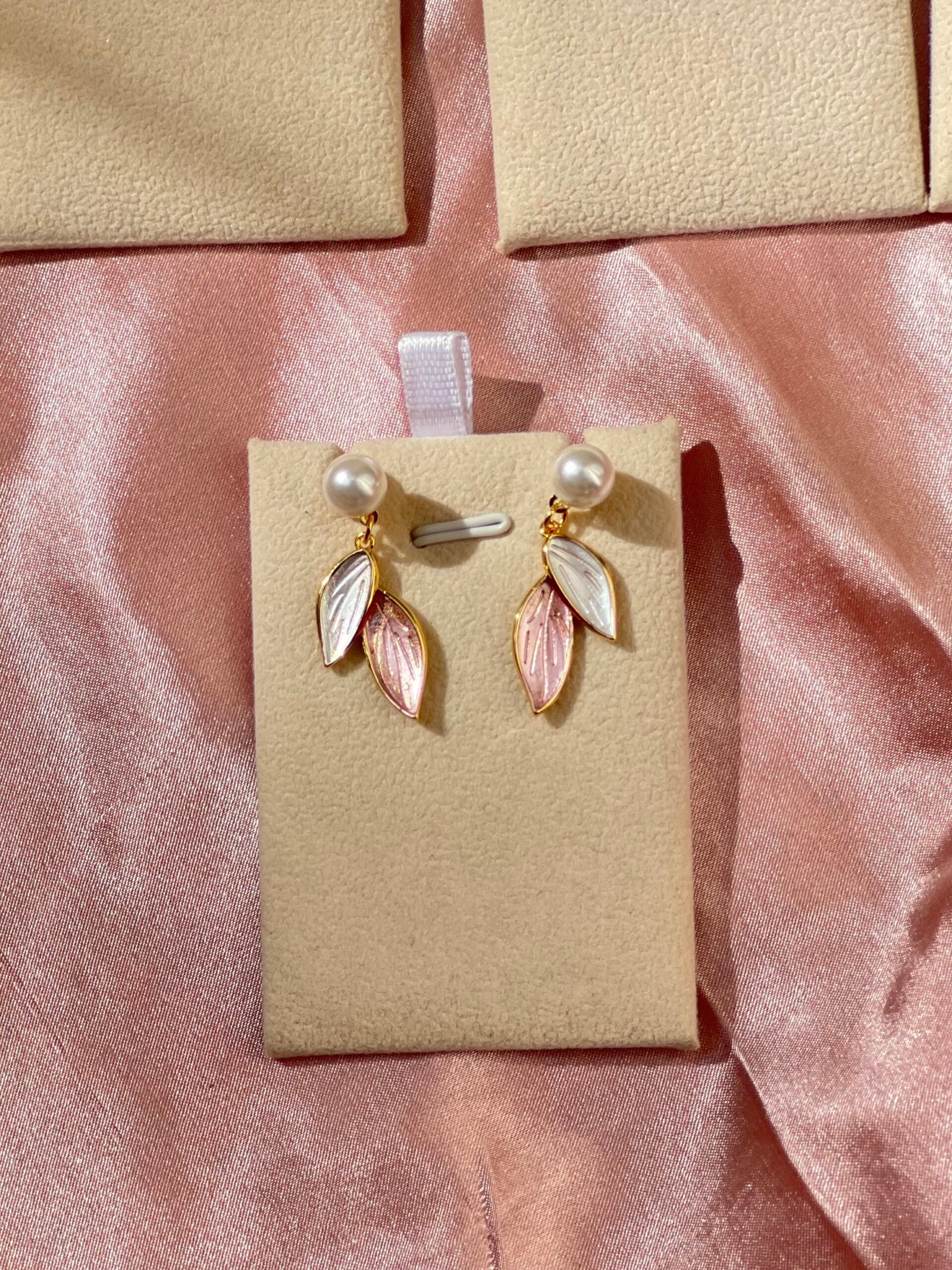 IMG_8271 Flora Pearl and Blossom Earrings - Image 1