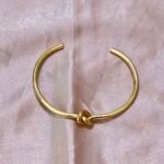 Aurelia Knotted Open Bangle
