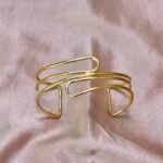 The Prisma Abstract Gold Bangle