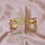 Elysian Hammered Wire Open Bangle