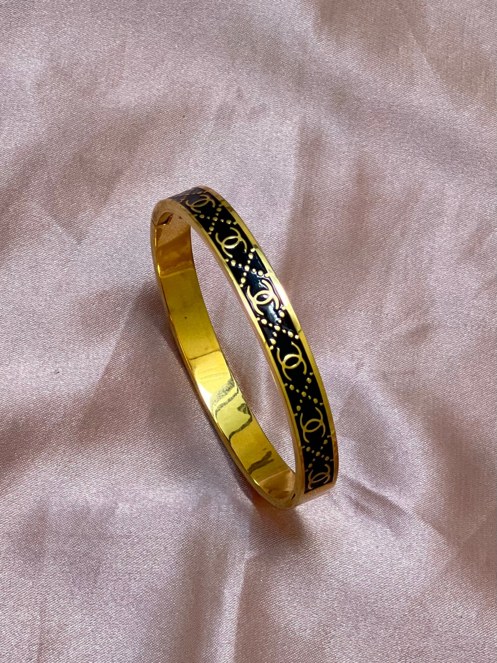 IMG_8419 Lumina Monogram Patterned Bangle - Image 1