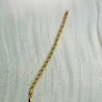 Classic Twisted Rope Gold Chain Bracelet