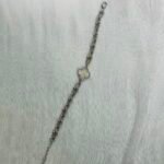 Radiant Clover Silver U-Link Bracelet