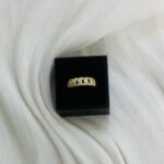 Pave Crystal Cuban Link Ring