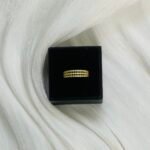Triple-Band Beaded Ring