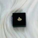 Elegance Swan Feather Gold Ring