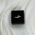 Serpentine Full-Pave Wrap Gold Ring