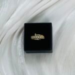 Cartier-Style Pave Nail Wrap Gold Ring