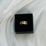 Interlaced Woven Band Gold Ring