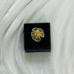 Filigree Openwork Ruffled Flower Gold Ring