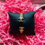 Chanel-Inspired Interlocking CC Bangle