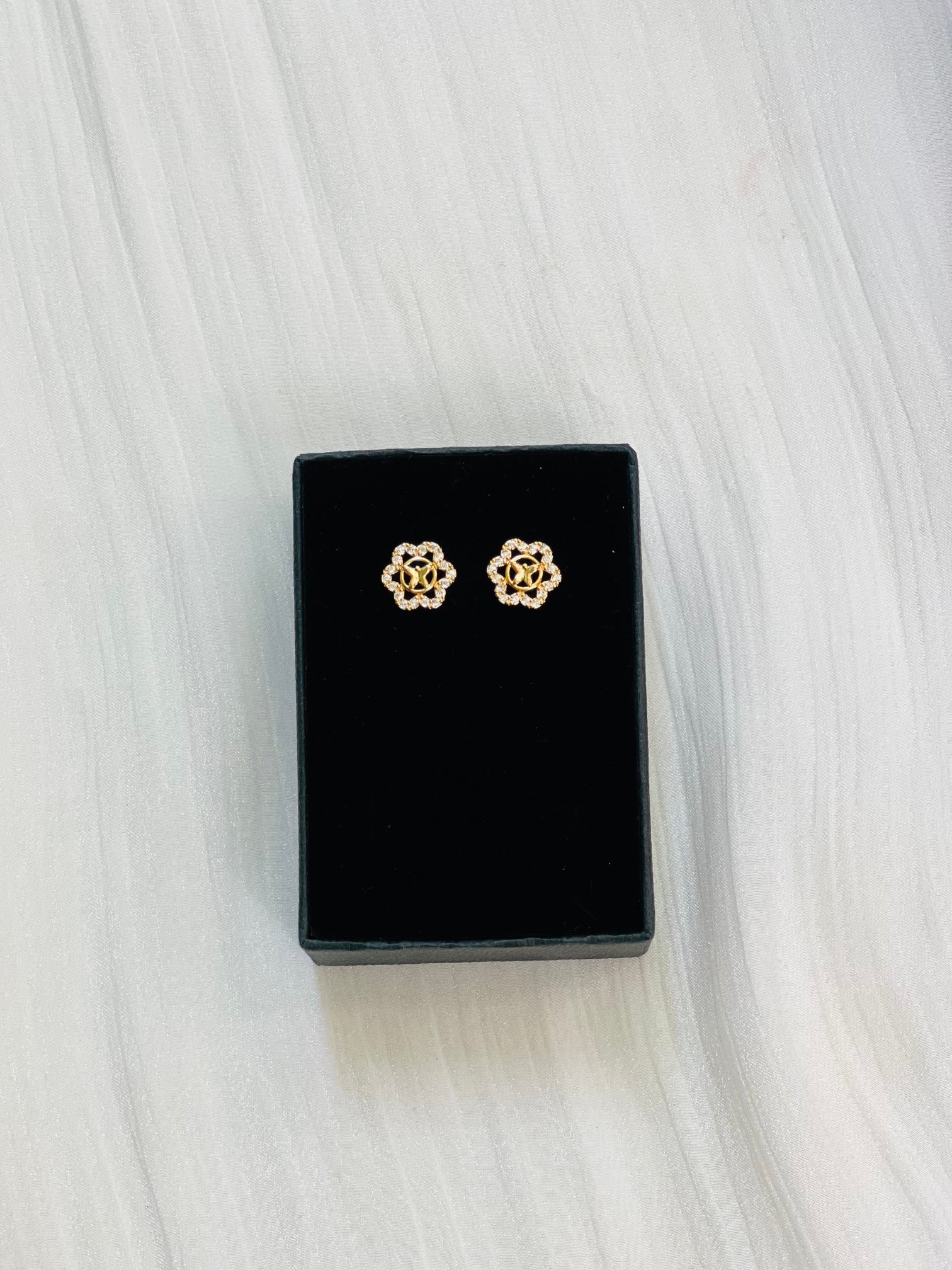 IMG_0945 Gilded Petal Earrings - Image 1