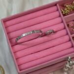 Cartier Love Paved Silver Set