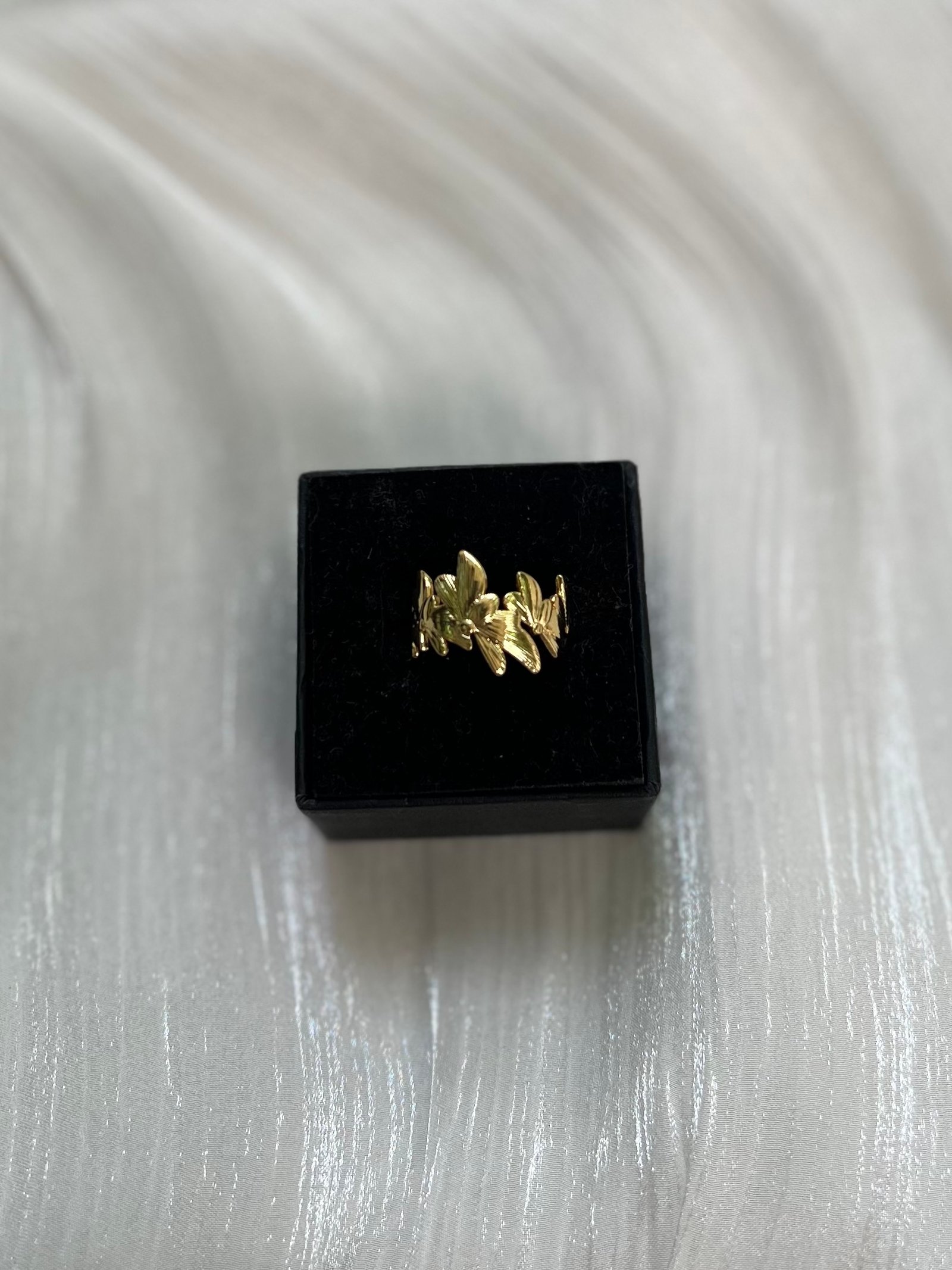 IMG_2280 Golden Leaf Band Ring - Image 1