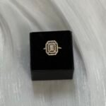 Nested Octagon Pave Ring