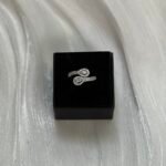 Toi et Moi Pave Teardrop Ring