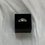 Double-Band Pavé Solitaire