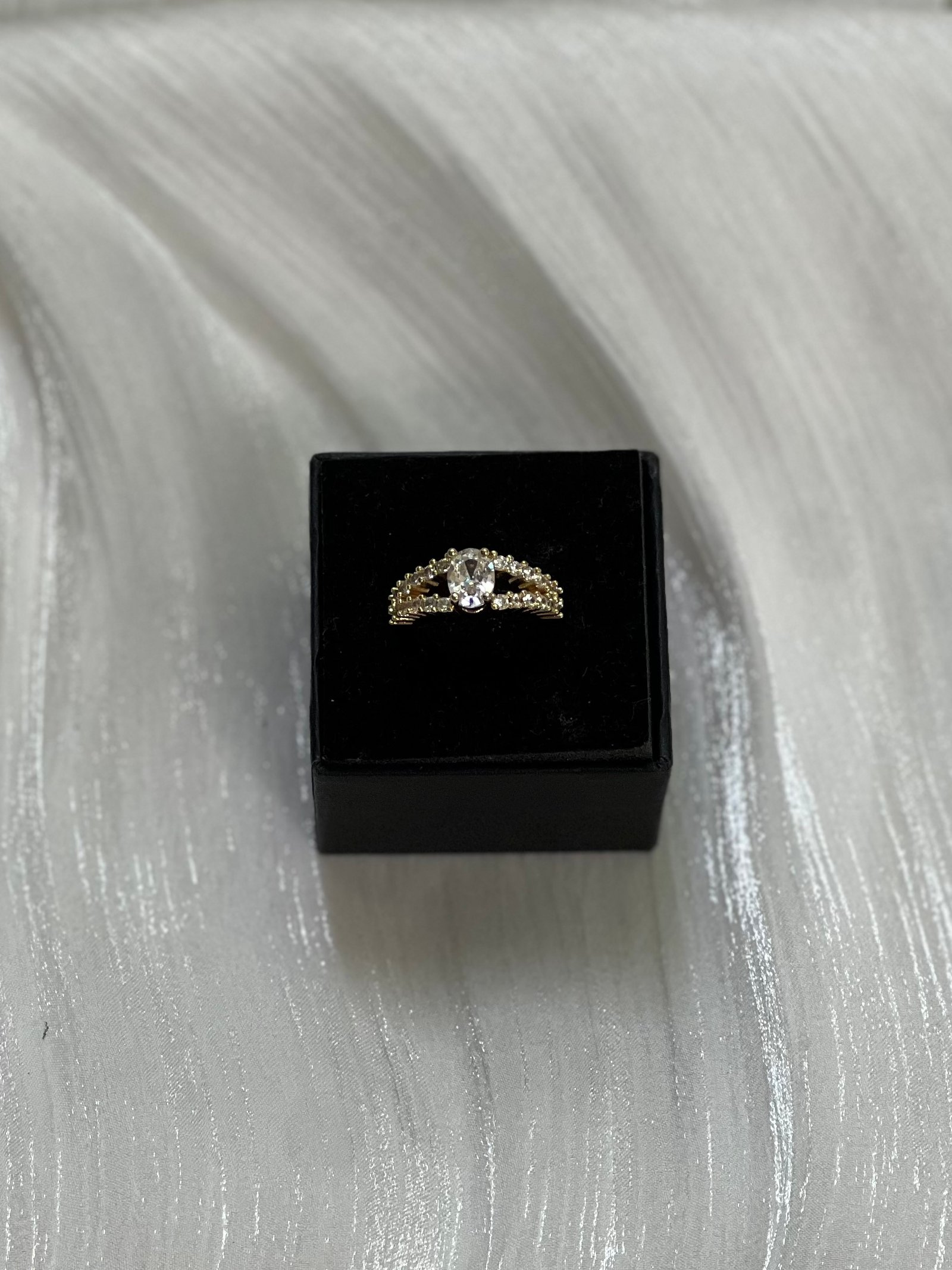 IMG_2311 Double-Band Pavé Solitaire - Image 1