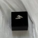 Serpenti-Style Pavé Snake Wrap Ring