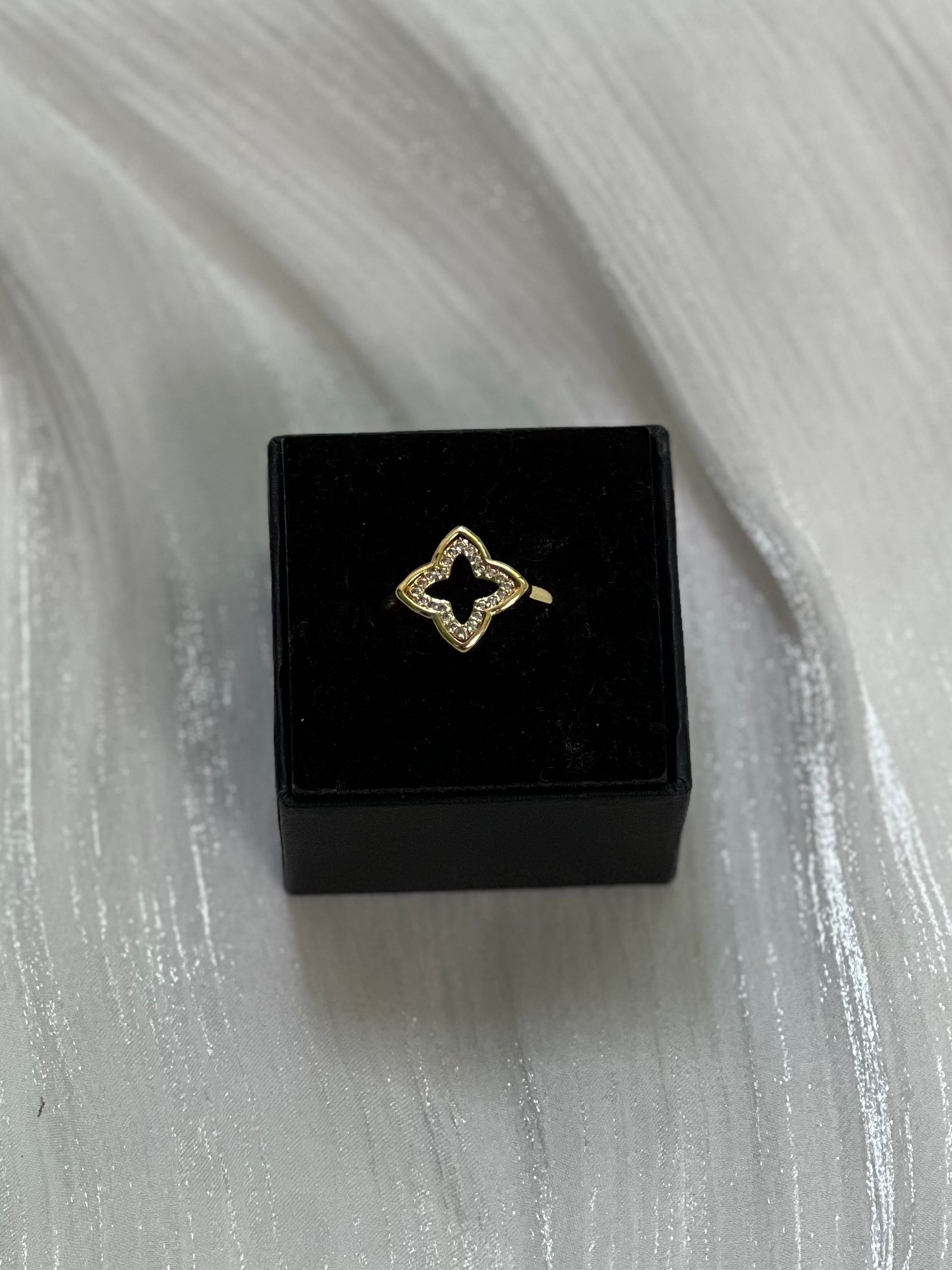 IMG_2324 Open-Work Pavé Blossom Ring - Image 1